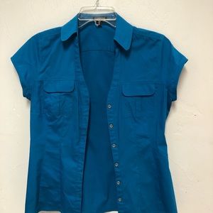 Express - essential stretch - blue - size small